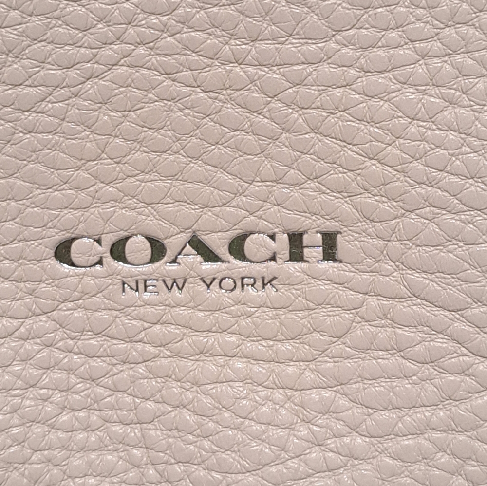 COACH Bleecker Daily Shoulder Bag Style 29461 in Ecru Leather EUC - Picture 5 of 16